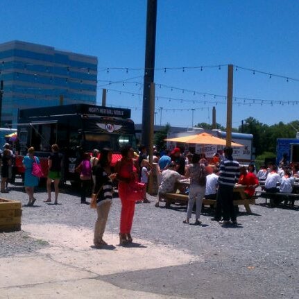 Photo taken at Atlanta Food Truck Park &amp; Market by Keith F. on 6/2/2012