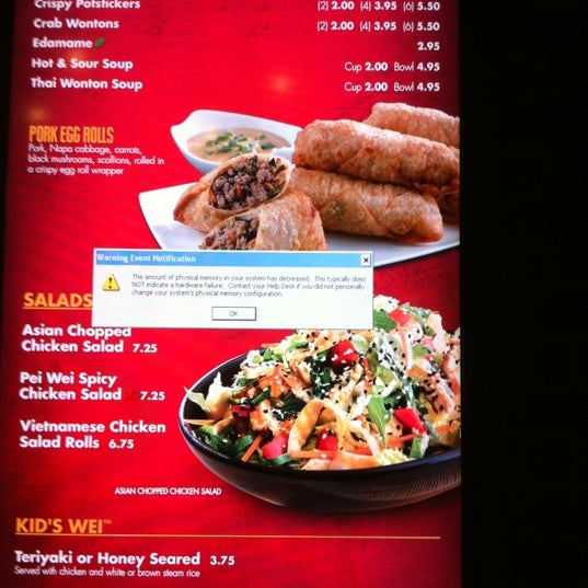 Photo taken at Pei Wei by Rebecca S. on 7/22/2012