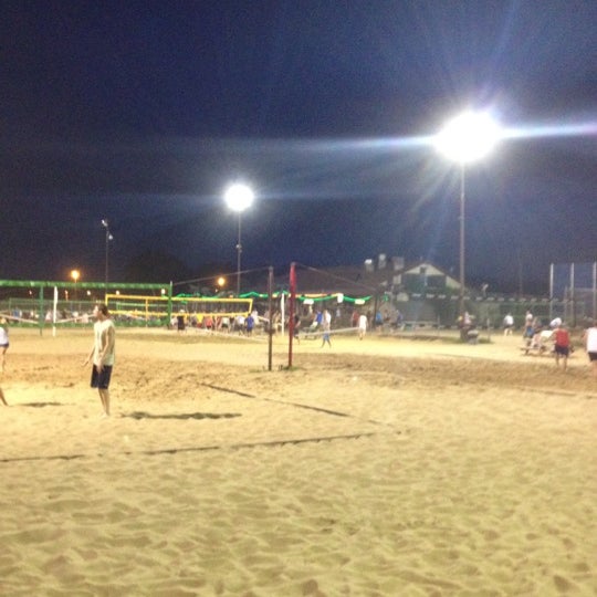 Photo taken at Volleyball Beach by David P. on 7/12/2012