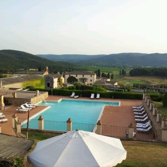Photo taken at La Bagnaia Golf &amp; Spa Resort Siena, Curio Collection by Hilton by Simone C. on 7/9/2012