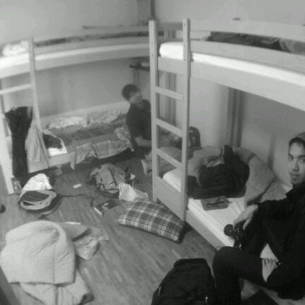 Photo taken at Geneva Hostel by Luqman S. on 4/5/2012
