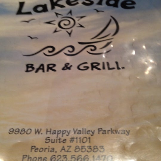 Foto diambil di Lakeside Bar and Grill oleh Sharon K. pada 6/9/2012