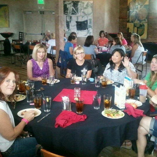 Photo taken at The Warehouse Restaurant and Gallery by Diana M. on 6/30/2012