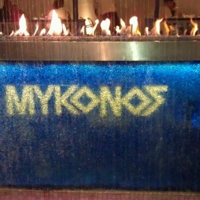 Photo taken at Mykonos Greek Restaurant by Frank H. on 4/1/2012