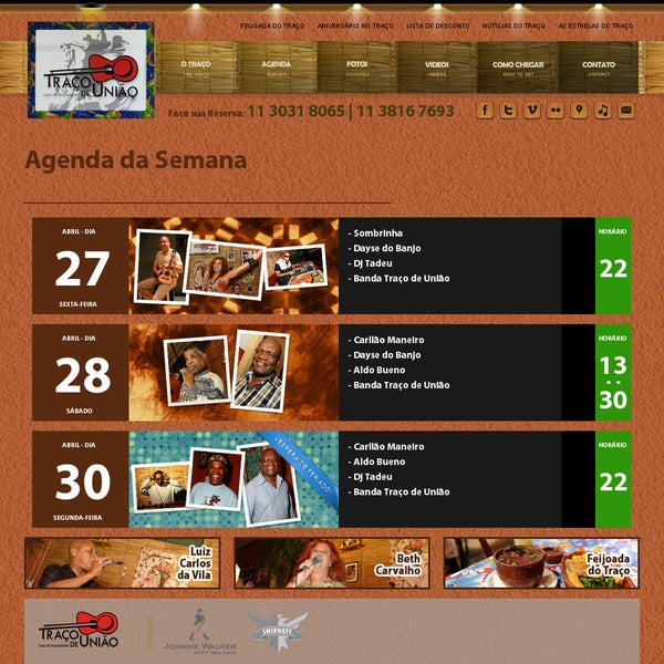 Venha curtir o feriado no Traço de União (SP) - rua Cláudio Soares, 73, Pinheiros, SP, 11 3031-8065