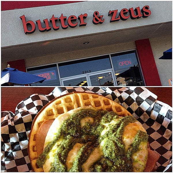 Foto tirada no(a) Butter And Zeus Waffle Sandwiches por Tony.psd em 9/1/2014