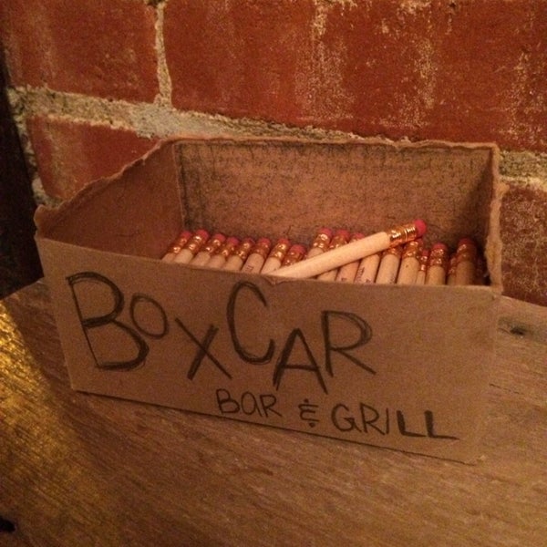 Photo taken at Boxcar Bar &amp; Grill by Kevin D. on 1/23/2014