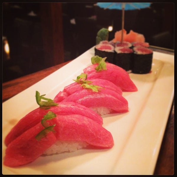 Photo taken at Sakura Japanese Sushi &amp; Grill by Han K. on 1/8/2013