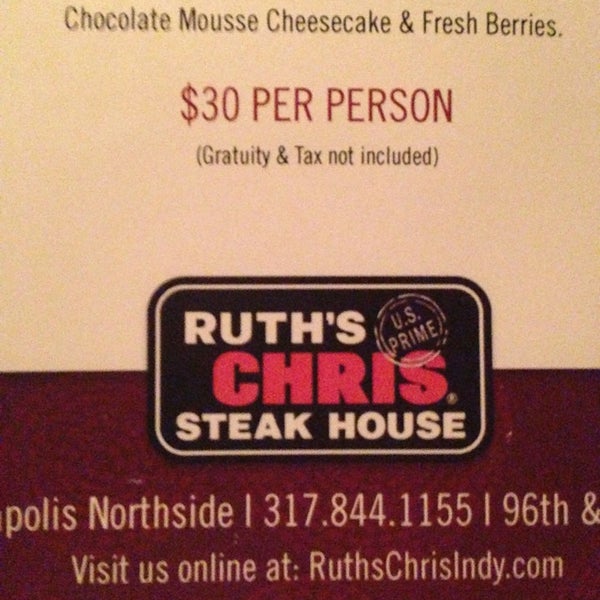 Foto diambil di Ruth&#39;s Chris Steak House oleh Chris R. pada 9/30/2013