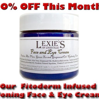 AWESOME DEAL!!!!  Try Lexie's of Louisville Face and Eye Toning Cream 20% OFF for February 2013. Refill's ALSO included in this SALE!