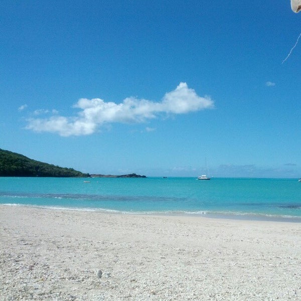 Photo taken at Hermitage Bay - Antigua by The Food Sluts on 1/19/2013