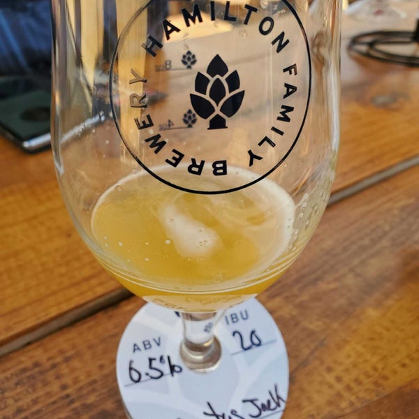 Photo taken at Hamilton Family Brewery by Raymond H. on 1/23/2022