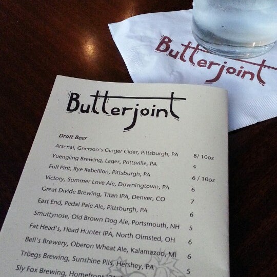Butterjoint Bar in Pittsburgh