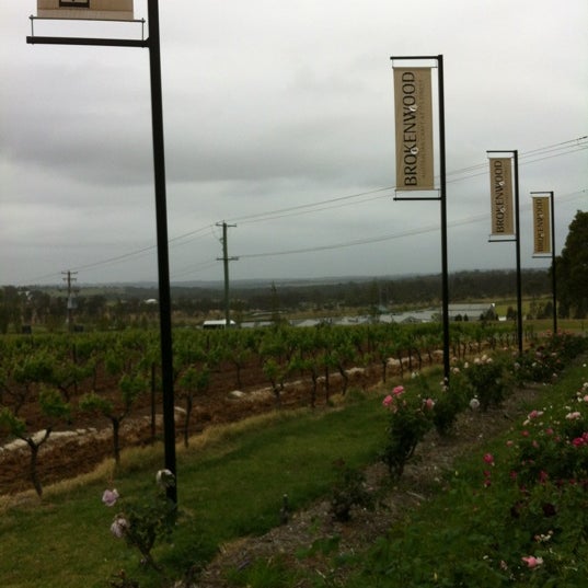 Photo taken at Brokenwood Wines by Andrew C. on 10/6/2012