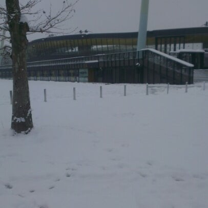 Photo taken at Stadion Ljudski Vrt by Peter T. on 1/15/2013