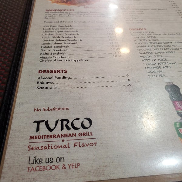 Photo taken at Turco Mediterranean Grill by Alayna W. on 12/23/2023