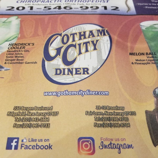 รูปภาพถ่ายที่ Gotham City Diner โดย Alayna W. เมื่อ 11/26/2018