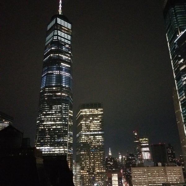 Photo taken at New York Marriott Downtown by Alayna W. on 3/10/2019