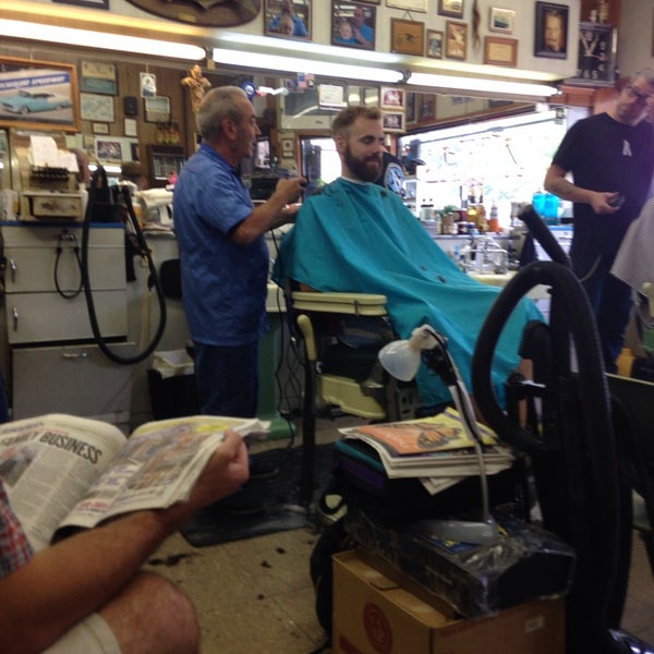 Photo taken at Joe&#39;s Barbershop Chicago by Aaron C. on 8/29/2014