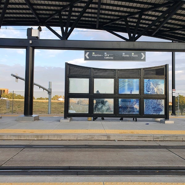 RTD Rail Iliff Station Light Rail Station in Aurora