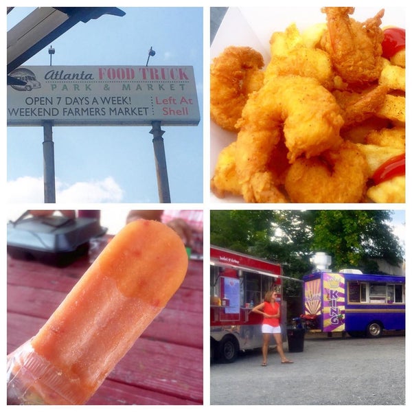 Photo taken at Atlanta Food Truck Park &amp; Market by Kenya on 7/26/2015