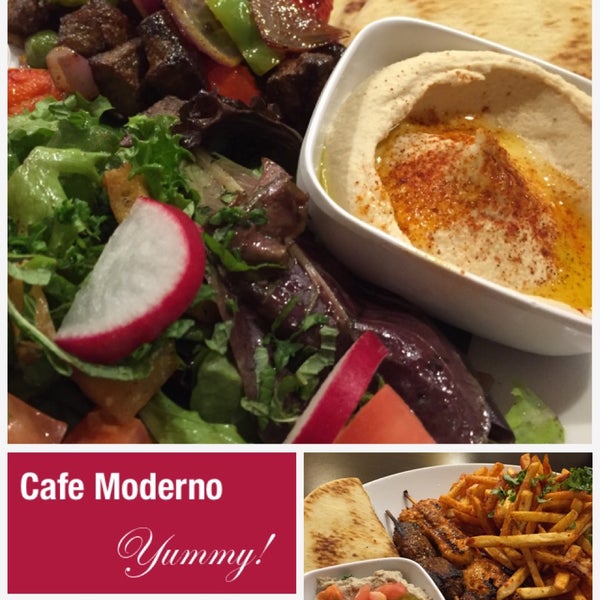 Photo taken at Cafe Moderno by Tracy S. on 11/8/2015