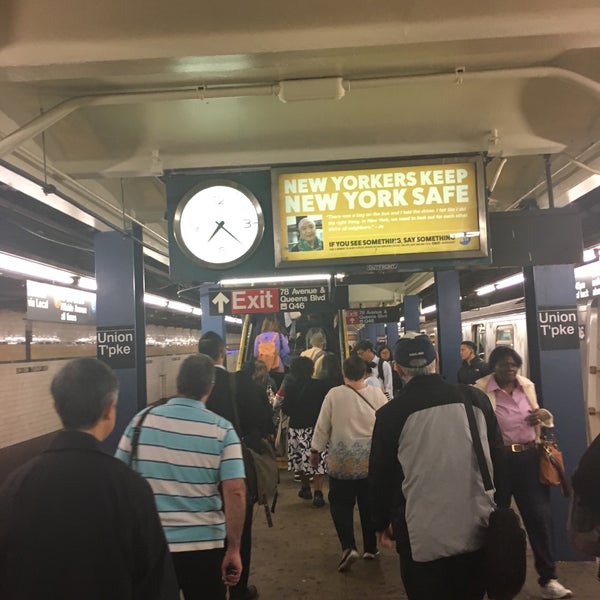 Photos at MTA Subway - Union Tpke/Kew Gardens (E/F) - Kew Gardens, NY