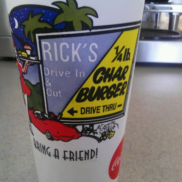 Photo taken at Rick&#39;s Drive In &amp; Out by Hector C. on 6/9/2013