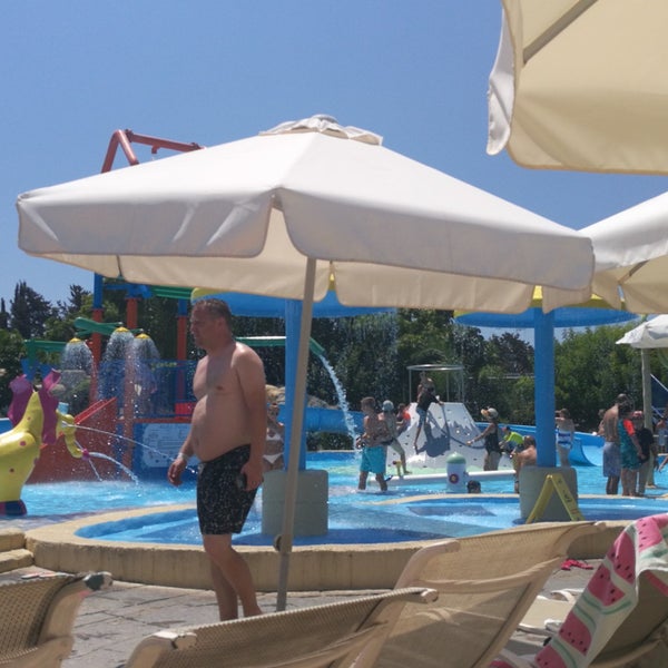 Photo taken at Pafos Aphrodite Waterpark by ᴡ K. on 7/30/2019