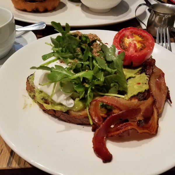 Ordered the advocado toast for brunch. That's a bomb! Super yum.