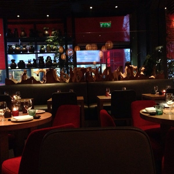 Photo taken at Brompton Asian Brasserie by Novikov by Lucy S. on 3/27/2014