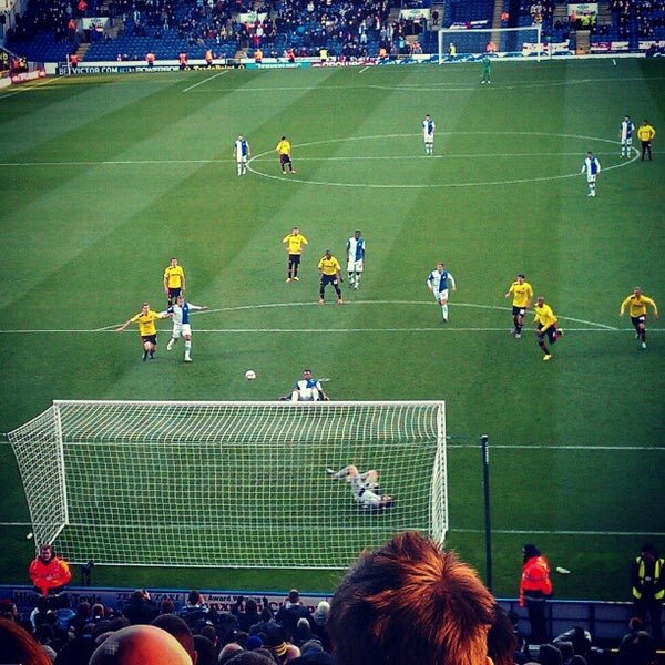 Photo taken at Ewood Park by Swemeatballs .. on 10/27/2012