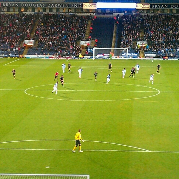 Photo taken at Ewood Park by Swemeatballs .. on 11/10/2012
