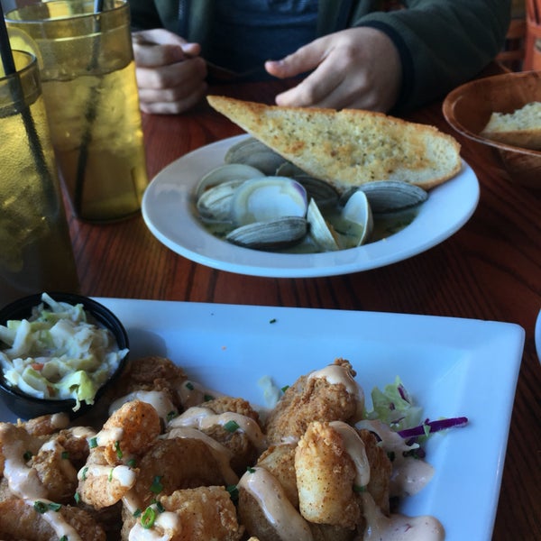 Bing bang shrimp and inlet clams .. So good!