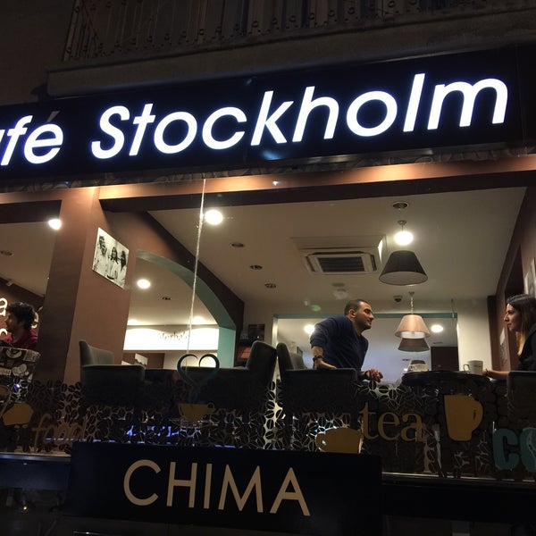 Photo taken at Cafe Stockholm by Burcin on 11/25/2015