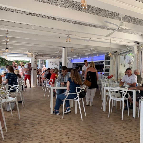 Photo taken at Mandala Beach Bar &amp; Restaurant by Chris P. on 5/28/2019