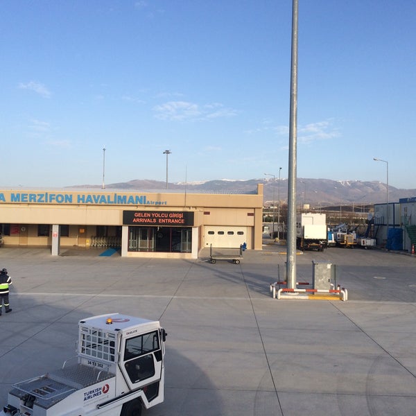 Photo taken at Amasya Merzifon Airport (MZH) by Onur N. on 2/6/2015