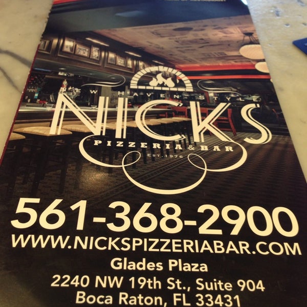 Photo taken at Nick&#39;s New Haven Style Pizzeria and Bar by Morton L. on 8/20/2013