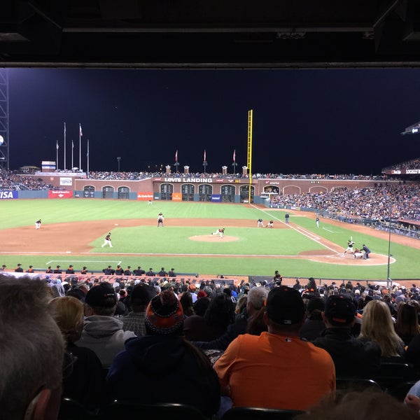 Photo taken at Oracle Park by David R. on 4/3/2015