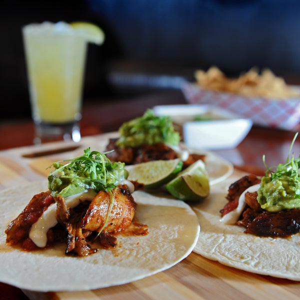 From our review: Chips, "dusted with warm Mexican spices," were terrific. Pair the chicken tacos with the margarita verde. Read more: http://bsun.md/QHKYew