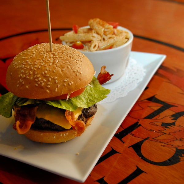 From our review: Old Bay pasta tasted "springy and freshly cooked." The Dill Dip burger is tasty and intriguing. Read more: http://bsun.md/QfzSNN