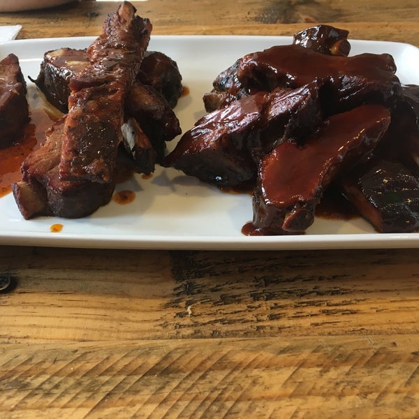 Photo taken at Freddy&#39;s Smokehouse Ribs by Conny on 5/14/2016
