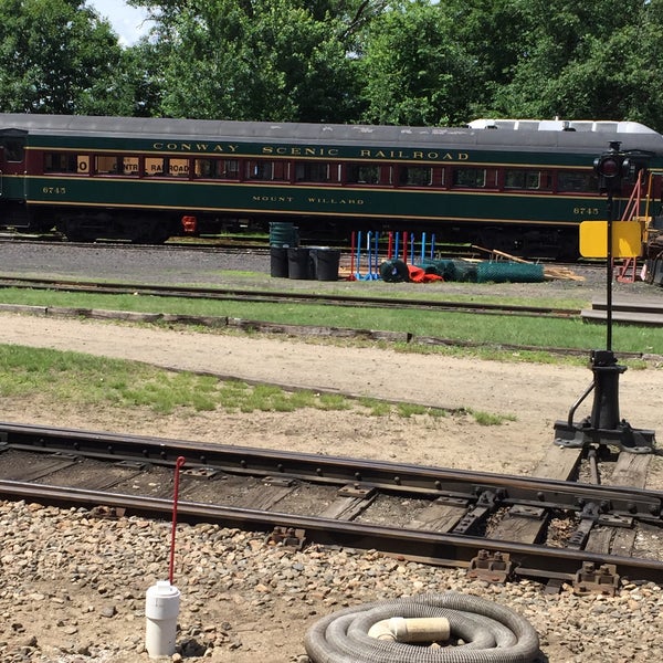 Photo taken at Conway Scenic Railroad by Bob D. on 6/27/2015