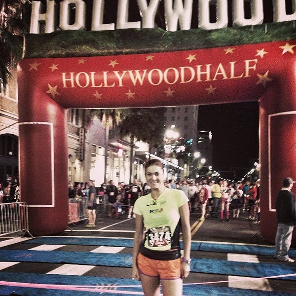 Photo taken at Hollywood Half Marathon &amp; 5k / 10k by Dani S. on 4/5/2014