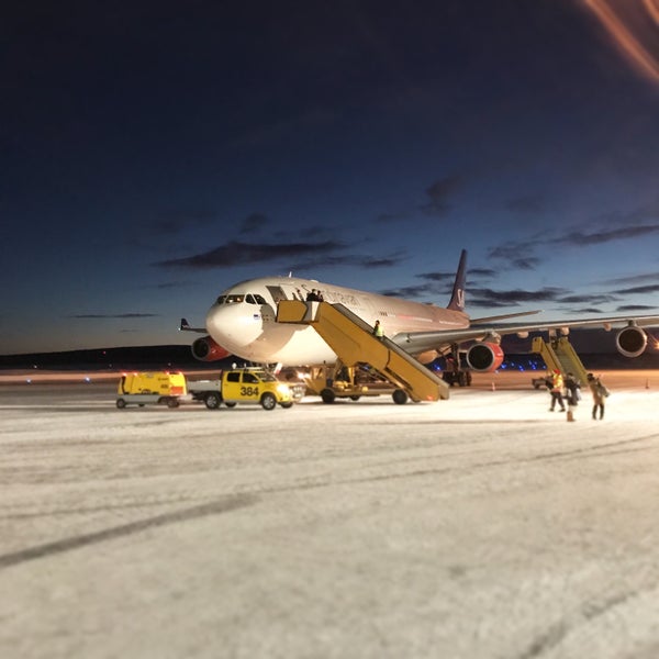 Photo taken at Kiruna Airport (KRN) by oinari_3 on 12/24/2017
