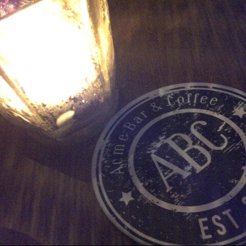 Photo taken at Acme Bar &amp; Coffee by Sa samantha Y. on 9/30/2012