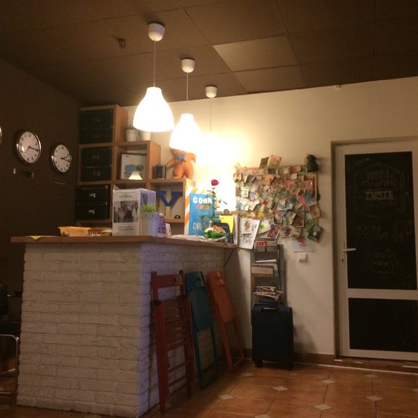 Photo taken at Yard Hostel &amp; Coffee Shop by Olena B. on 6/25/2016
