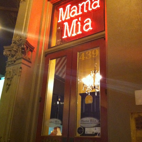 Photo taken at Mama Mia Trattoria by Kierston on 12/28/2012