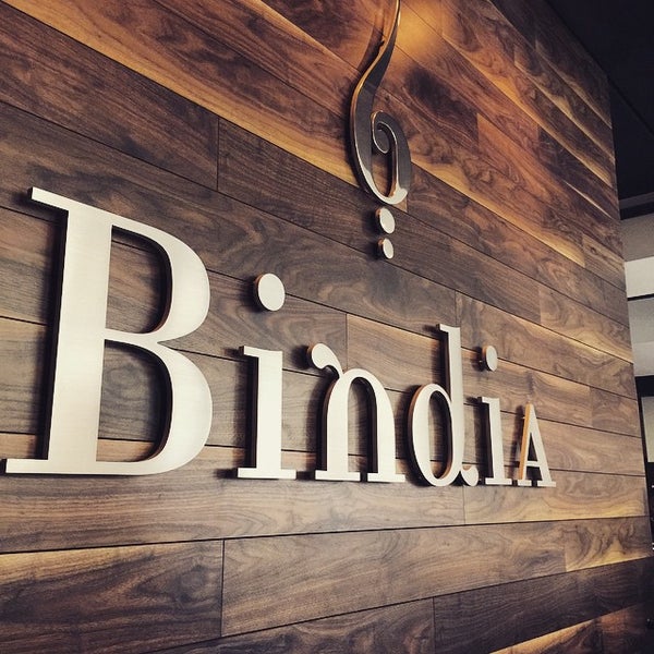 Photo taken at Bindia Indian Bistro by Mandeep D. on 5/30/2015
