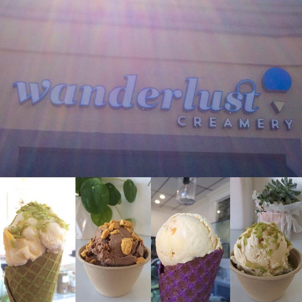 รูปภาพถ่ายที่ Wanderlust Creamery โดย FoodGlossETC B. เมื่อ 9/13/2015